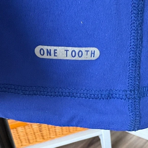 One Tooth Royal Blue Tank Dress with White Lining - Picture 3 of 5